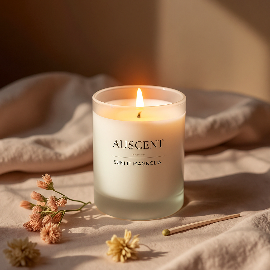 Sunlit Magnolia - Scented Candle