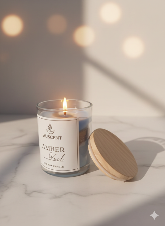 Amber Veil – Warm Amber Scented Candle