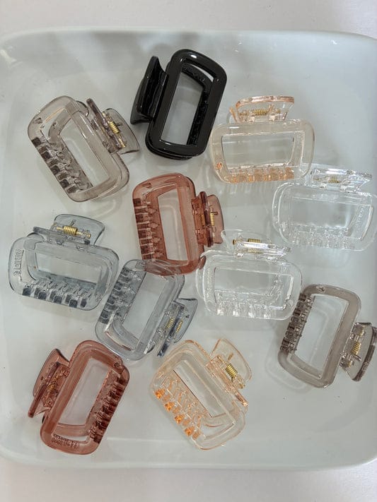 Medium Square Hair Claw Clips