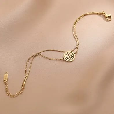 Double layer korean bracelet